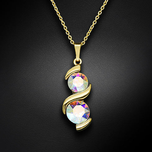 Кулон "Piena Ceļš (Aurore Boreale)" с кристаллами Swarovski™